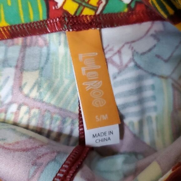 LULAROE Kids Christmas/Holiday Leggings - S/M - Picture 4 of 6